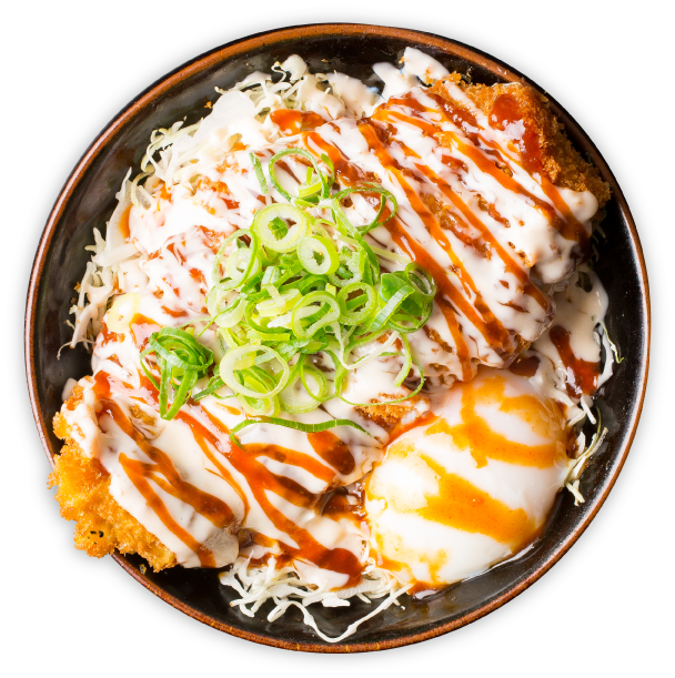 韓辛味噌マヨかつ丼　並盛